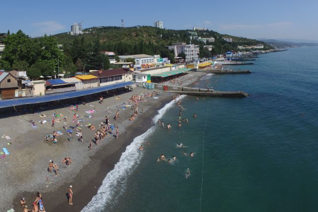 Пляжи на отдыхе в Алуште у моря